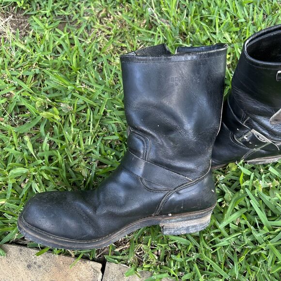 Vtg 1990 80s Red Wing PT83 2268 Engineer Boots Size 10.5 D Motorcycle main image 13